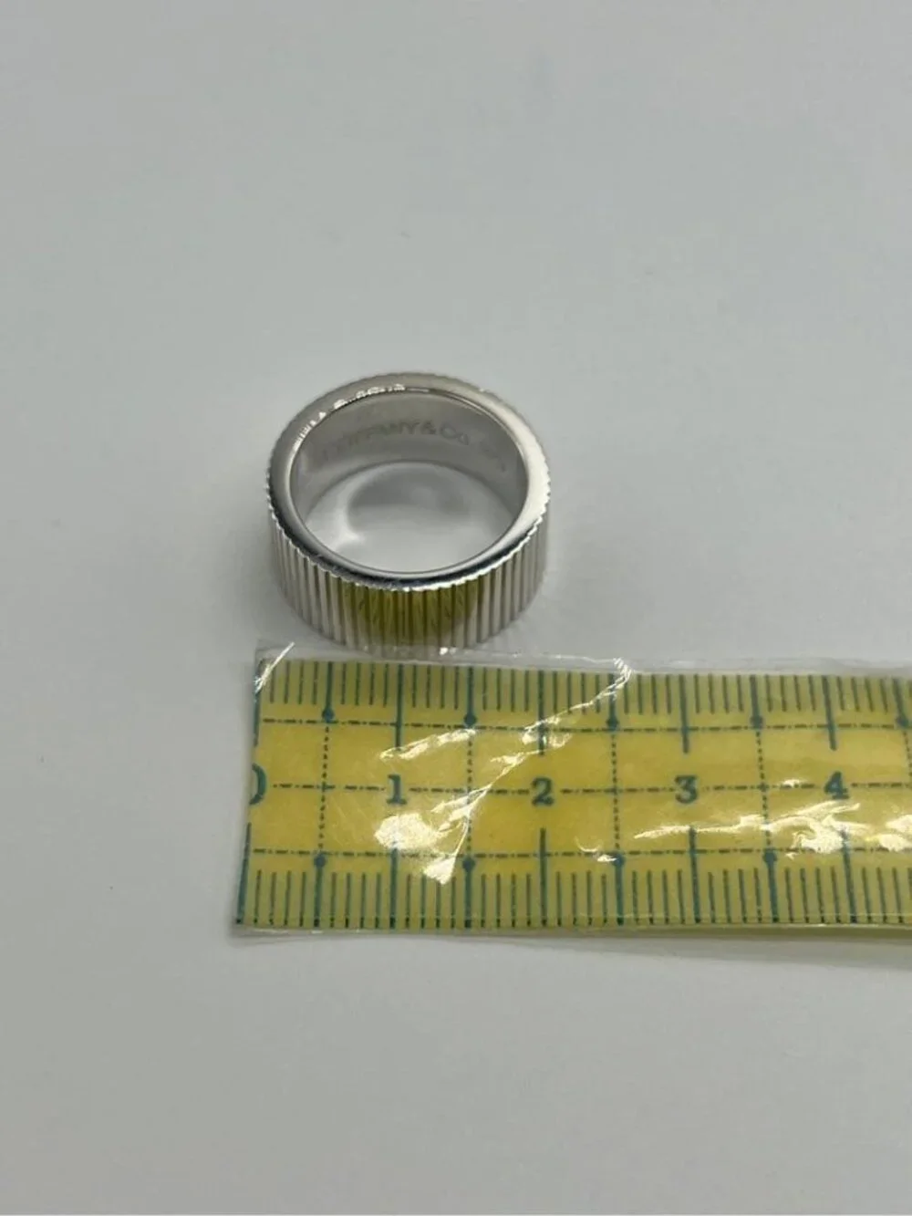 Tiffany & Co Coin Edge Ring 11 SV 925